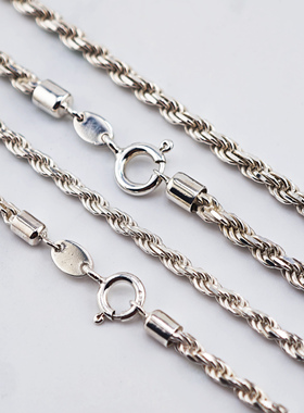 铁头的店925银角链男女通用项链