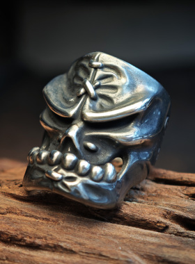 铁头的店 925银 STARLINGEARA 斯特林 缝线卡米卡兹戒指