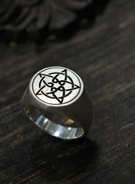 铁头的店男女通用925银复古指环