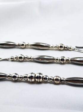 铁头的店925银铃铛珠橄榄珠项链