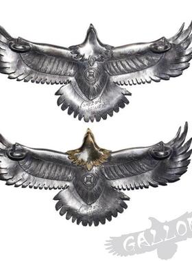 蓝色地平线金头老鹰铁头的店纯银