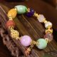 New Chinese style natural multi-colored treasure bracelet for women with jadeite
