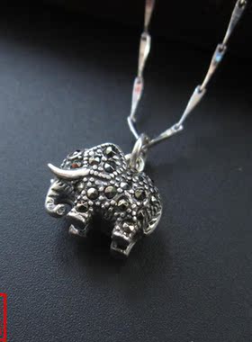 小象镶钻日韩风百搭首饰品吊坠