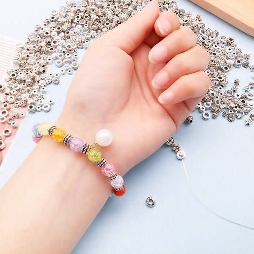 20个古银隔珠饰品串珠创意diy手工项链手链间隔珠穿珠珠子配饰 - 图1