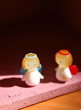 车载中控装饰可爱小天使