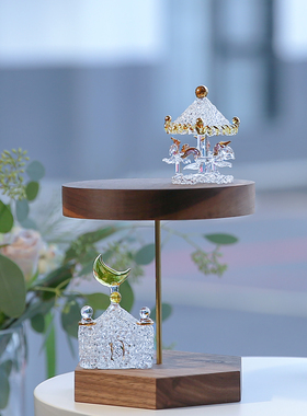 七隐城堡玻璃旋转日式