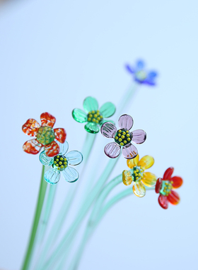 小众艺术摆件玻璃花束