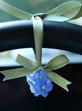 七隐手工玫瑰吊饰项链