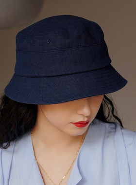 渔夫帽女夏季薄款短檐女UV防晒