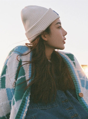 针织帽休闲女秋冬款保暖毛线