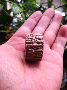 千眼菩提扳指纯手工定制菩提根扳指木质扳指戒指加工菩提加工