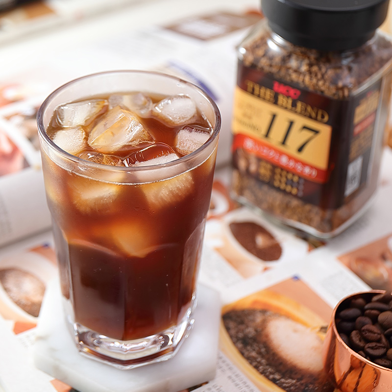 日本进口ucc117黑咖啡悠诗诗冻干咖啡粉速溶无蔗糖美式UCC114冷萃 - 图2