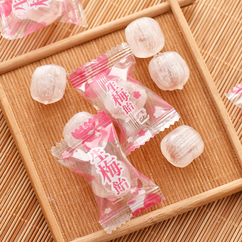 日本进口糖果 RIBON理本生梅饴生梅糖梅肉50%梅子喜糖-图1