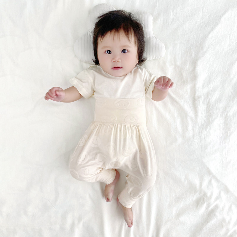 婴儿裤子夏季薄款莫代尔凉感高腰护肚大屁屁睡裤宝宝防蚊裤长裤夏,淘宝优惠券,粉丝福利购,淘宝优惠卷