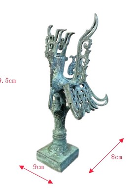 仿古做旧中式风纪念品客厅三星堆