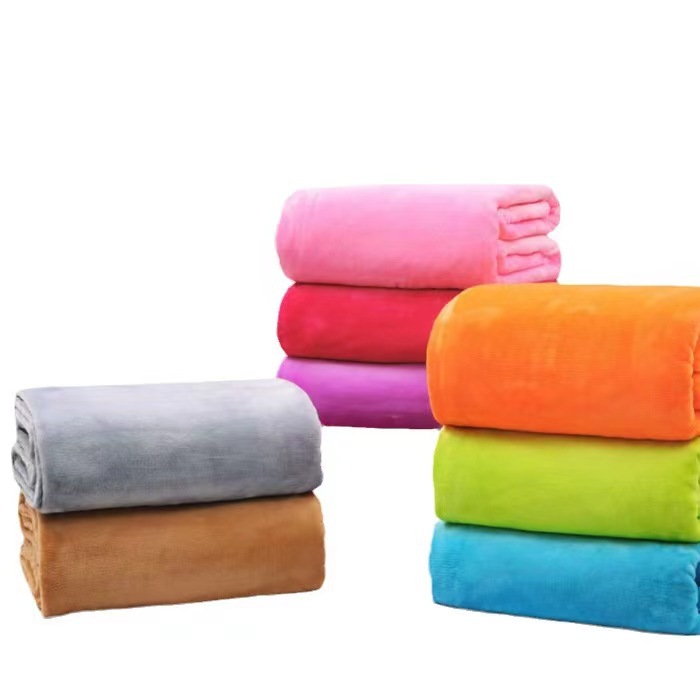 法莱绒珊瑚绒毛毯开业店庆礼品毛毯儿童毯礼盒装可印logo - 图2