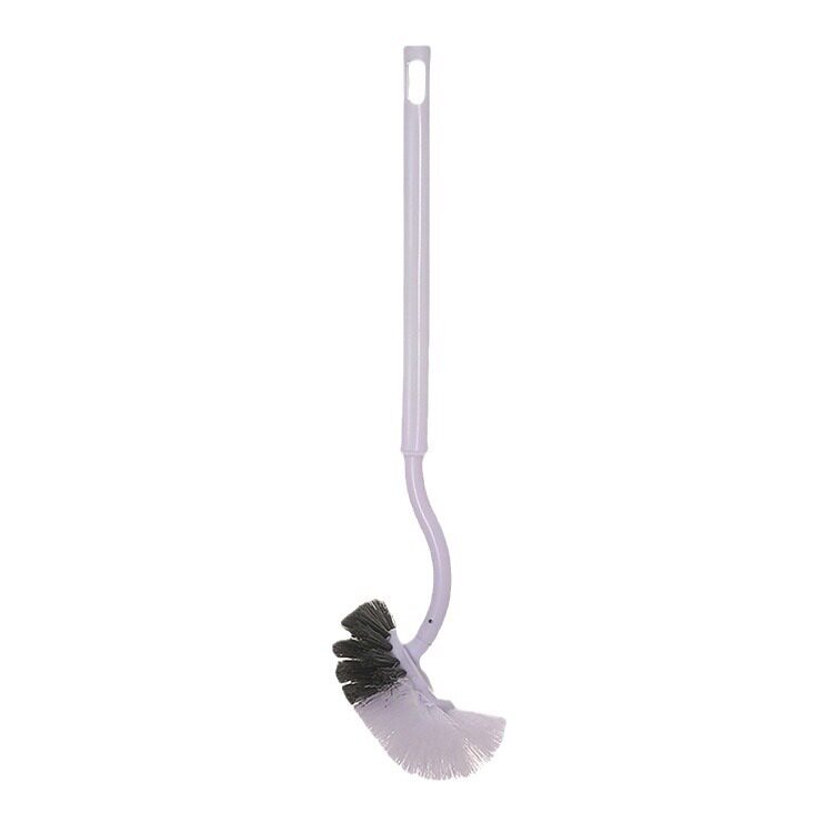 Curved toilet brush with no dead ends, neutral hair toilet brush, toilet brush, toilet cleaning brush, bathroom hotel toilet brush