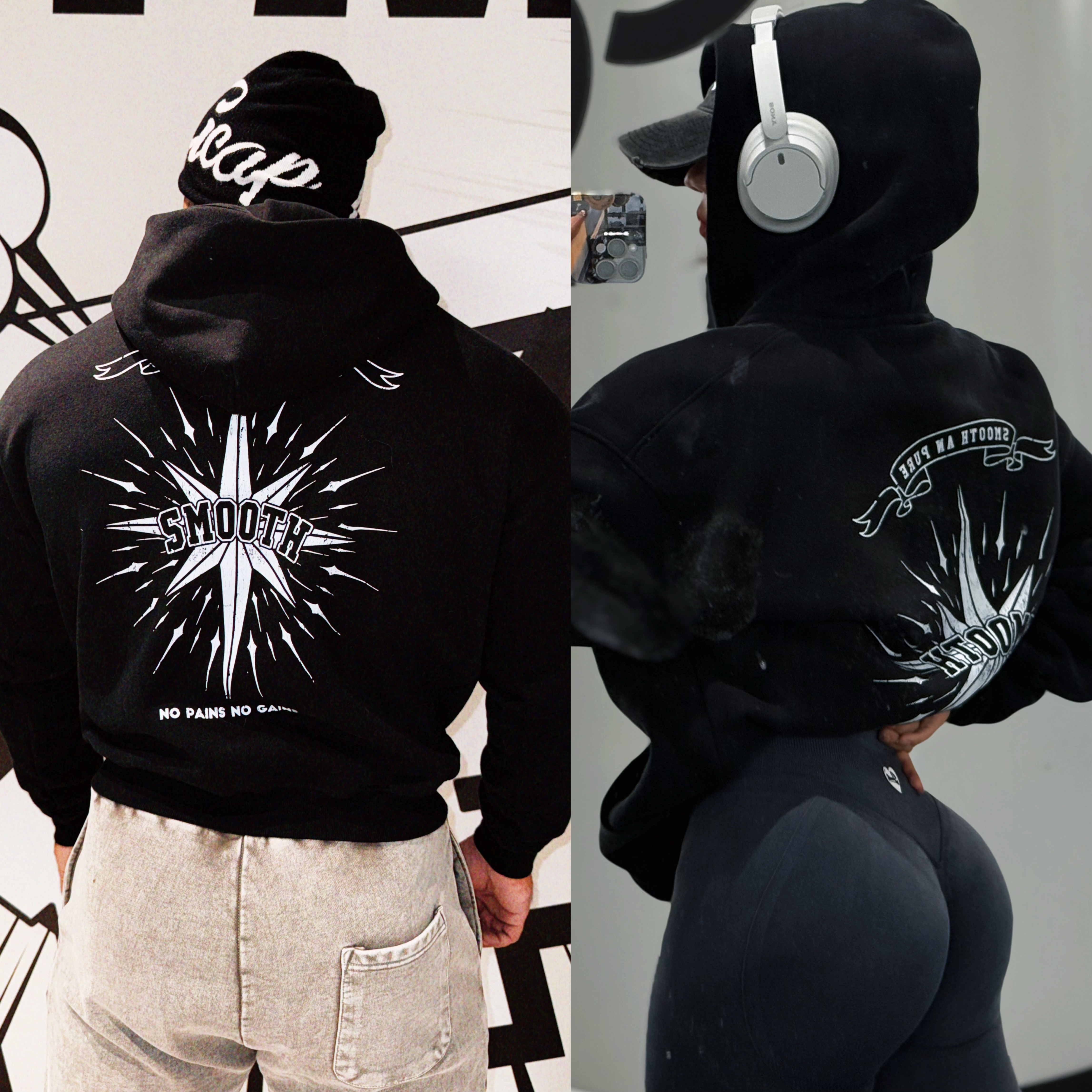 【八芒星外套】原创加绒欧美拉链宽松健身连帽加厚印花卫衣冬男女,淘宝优惠券,粉丝福利购,淘宝优惠卷