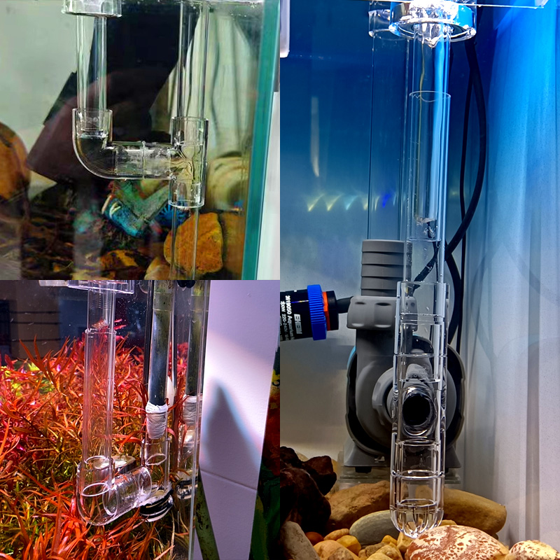 透明水管亚克力管件直管鱼缸底滤上滤硬管水族箱上下水配件短管 - 图2