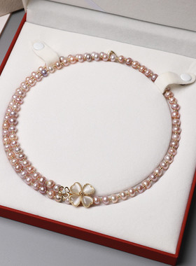 气质时尚个性淡水珍珠优雅项链超