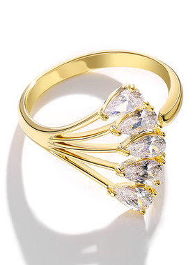 个性潮流气质指环闪耀创意网红戒