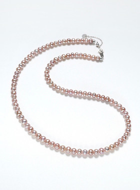 新品小众简约淡水珍珠项链女设计