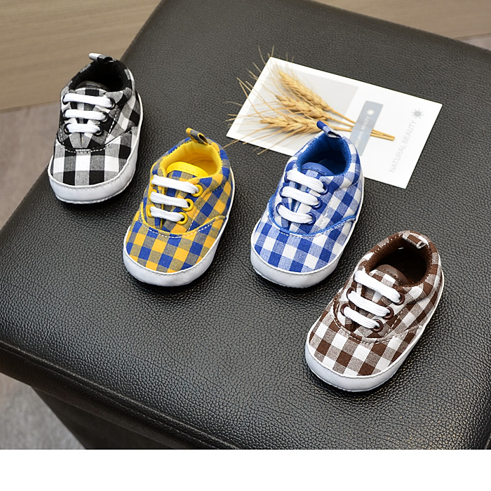 春秋宝宝鞋子0-1岁婴儿帆布鞋软底防滑休闲鞋6-12个月不掉学步鞋