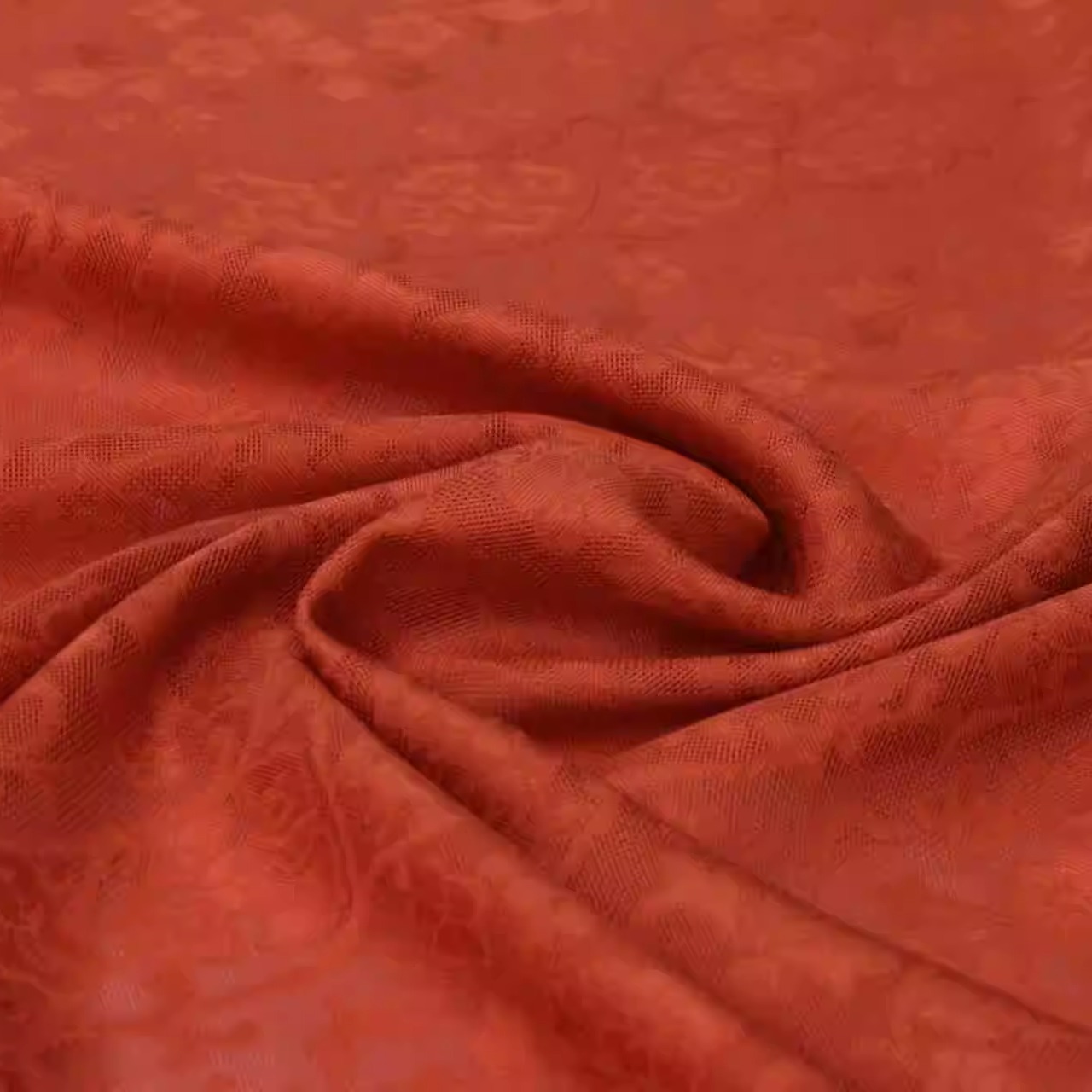 花罗|缠枝花卉|绫罗绸缎中国传统丝绸非物质文化汉服旗袍真丝布料 - 图2
