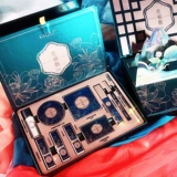 Комплект, помада, кушон, рассыпчатая пудра, тени для век, консилер, база под макияж, набор, полный комплект, подходит для начинающих