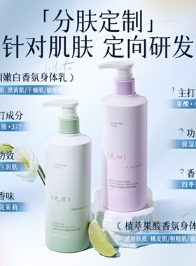 维特丝水润嫩白香氛身体乳补水保湿滋润提亮肌肤美白保湿身体乳