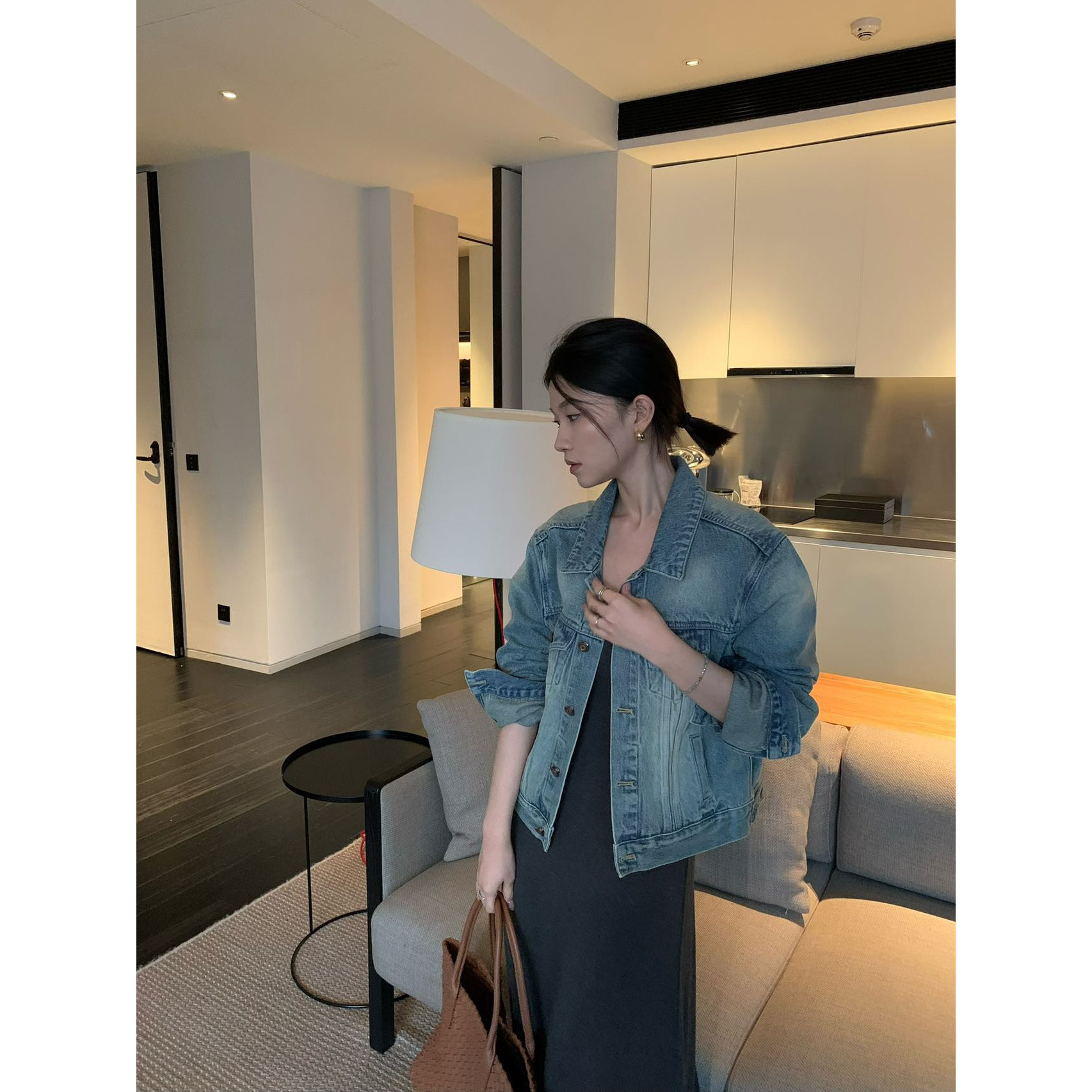 复古风短款牛仔外套女宽松百搭显瘦夹克春季新款,淘宝优惠券,粉丝福利购,淘宝优惠卷