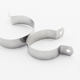 Stainless steel riding card bracket water pipe clamp