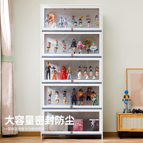 亚克力手办展示柜家用模型积木手办收纳盒模型柜盲盒收纳手办柜子 - 图1