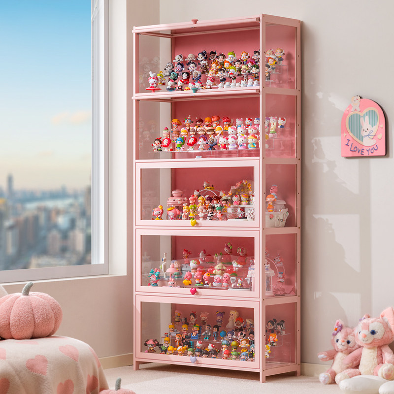 手办柜家用展示柜亚克力展示架模型陈列柜摆件积木置物架透明防尘,淘宝优惠券,粉丝福利购,淘宝优惠卷