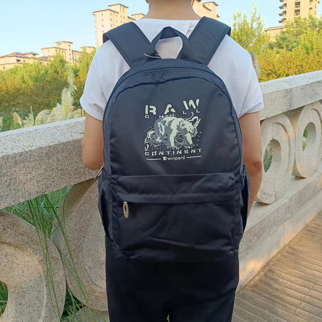 Weibao student men's and women's backpack polyester cotton casual and durable
