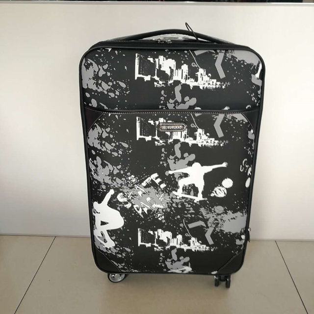 Lulu Kaidi universal wheel school nylon trolley case