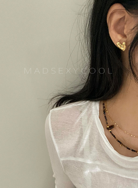 南法度假风天然石手工串珠项链