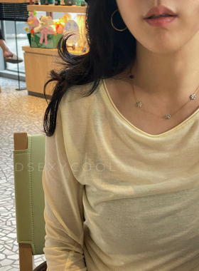 小雏菊项链女款森系清新细链条