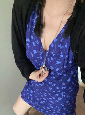 黄铜长款项链ins韩代款