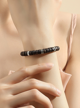 越南芽庄天然直切沉香手串