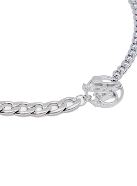 蛇结」小众设计感贝珠拼接锁骨链