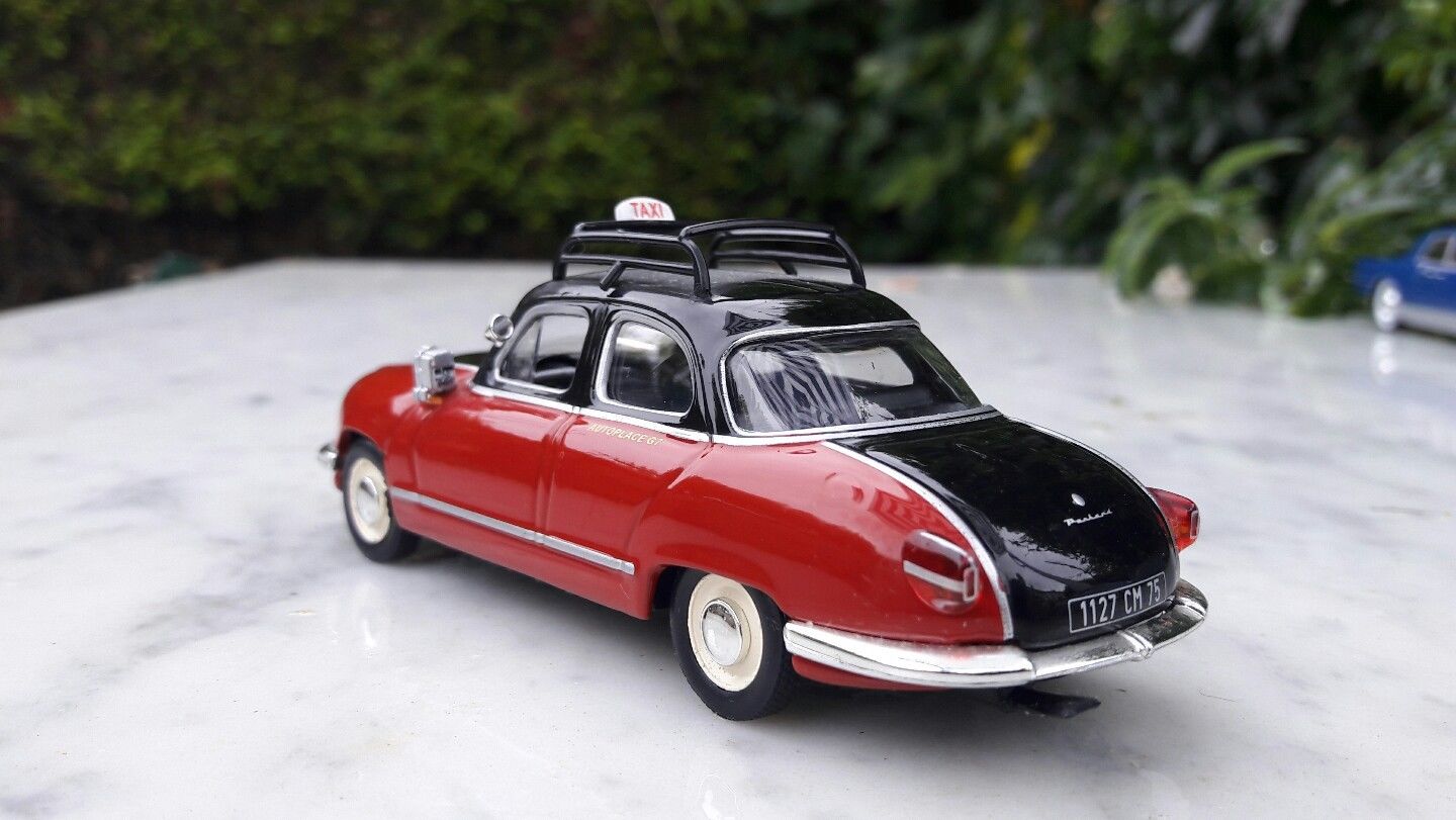 外贸1 43合金车Panhard Paris TAXI 潘哈德汽车巴黎的士模型摆件 - 图3