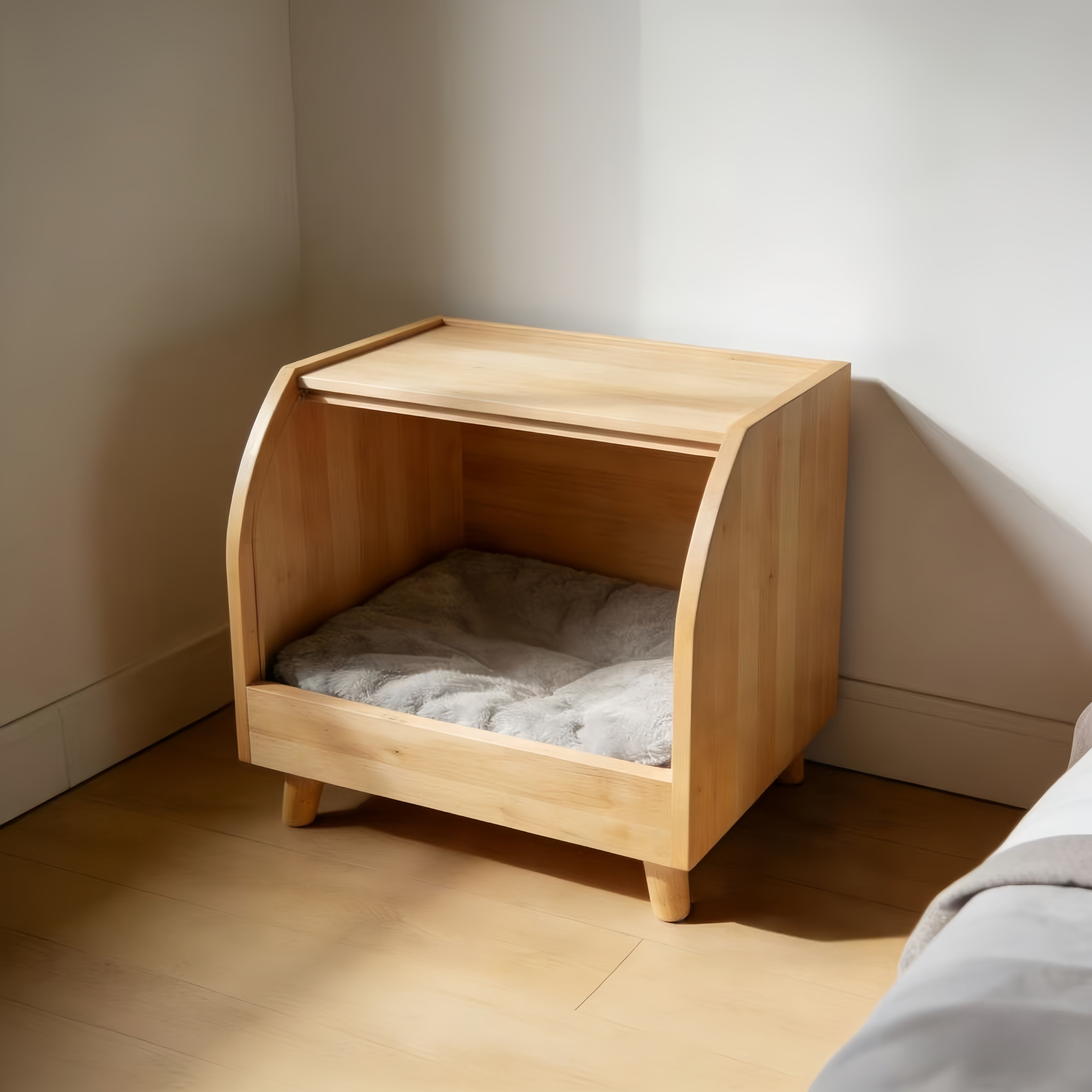 实木猫窝宠物实木屋猫咪别墅小型犬狗窝全实木床头柜四季款猫屋,淘宝优惠券,粉丝福利购,淘宝优惠卷