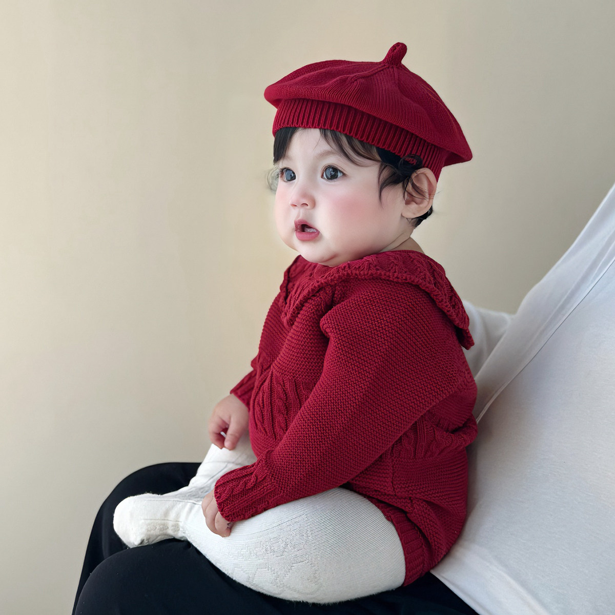 拉果拉贝贝园婴儿秋装衣服宝宝纯棉毛衣针织包屁衣百日宴周岁礼服,淘宝优惠券,粉丝福利购,淘宝优惠卷