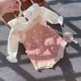 Детский осенний комбинезон, брендовый пуховик, трикотажный свитер, хлопковый комплект, в западном стиле