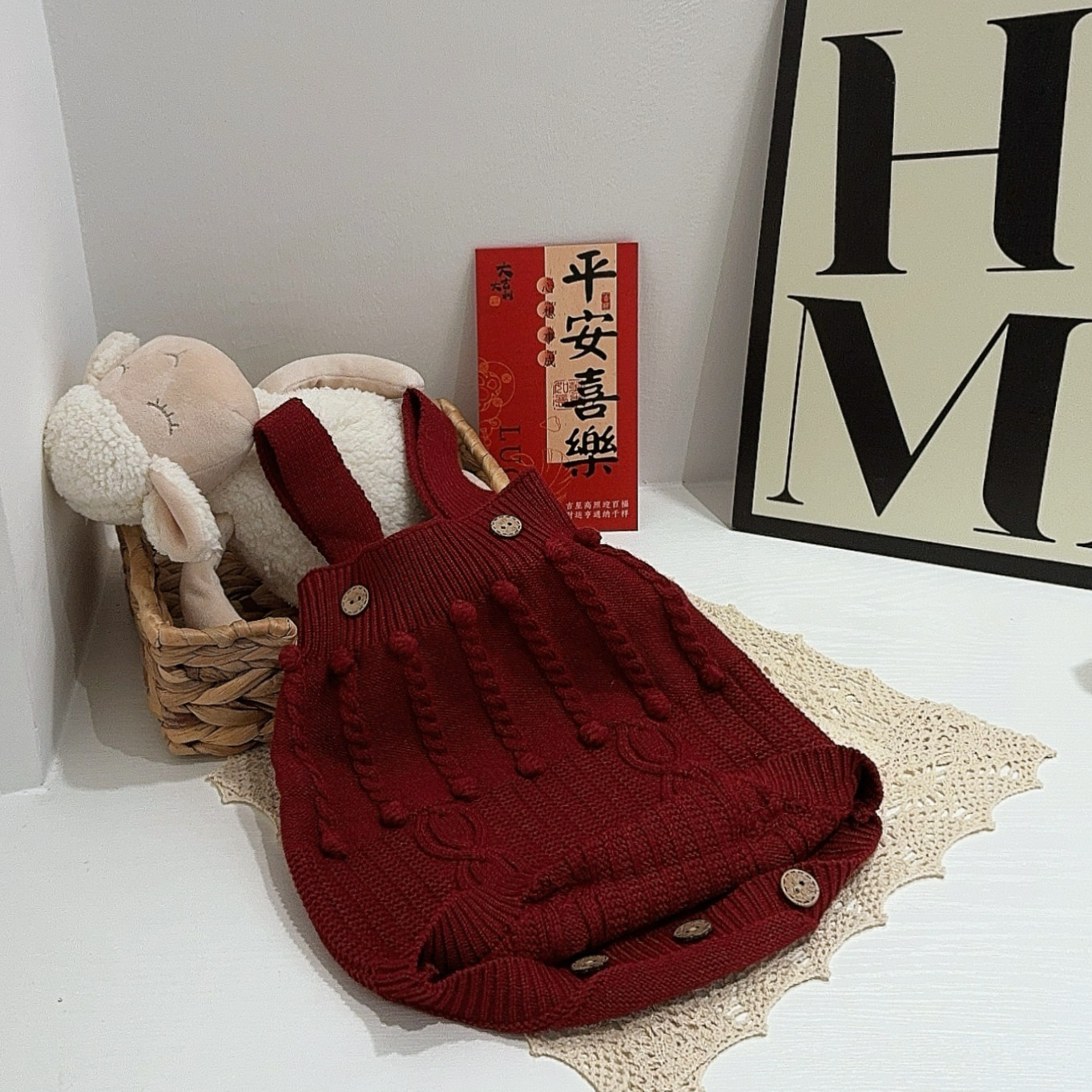 韩系婴儿开衫百天公主宝宝外套1-3周岁女童针织衫背带裤周岁套装,淘宝优惠券,粉丝福利购,淘宝优惠卷