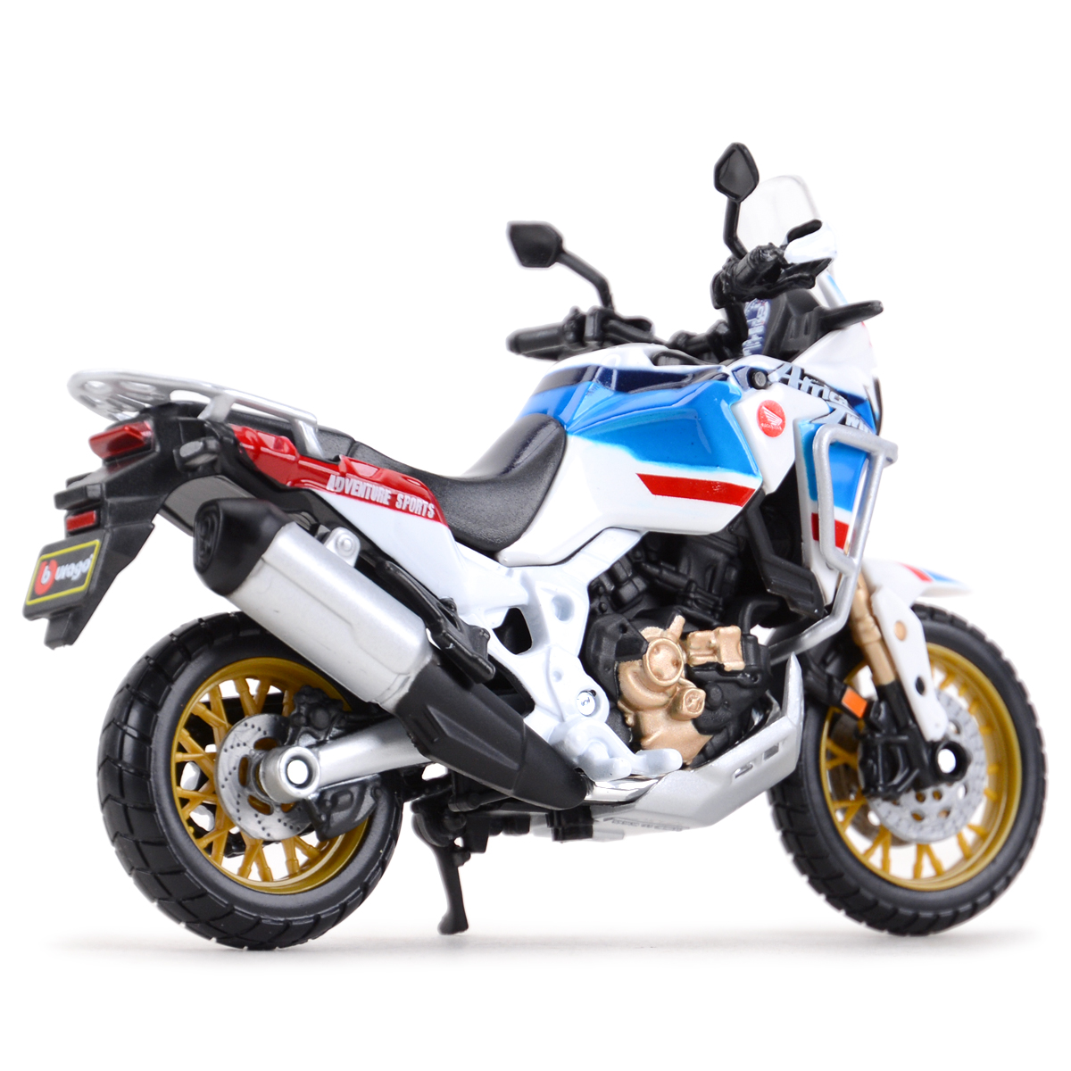 比美高1:18本田Africa Twin 非双 拉力赛仿真合金摩托车模型成品 - 图0