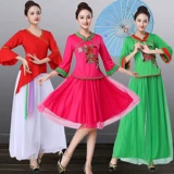 Летний этнический комплект, юбка, танцующие штаны для пожилых людей, 2022, этнический стиль, для среднего возраста