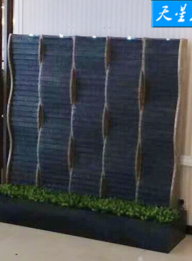 流水摆件水幕墙庭院流水摆件