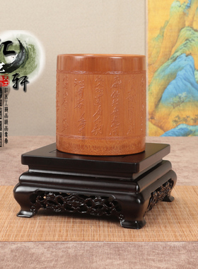 南通中国风实木盆景茶壶香炉底座